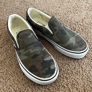 VANS Camo Slip-Ons